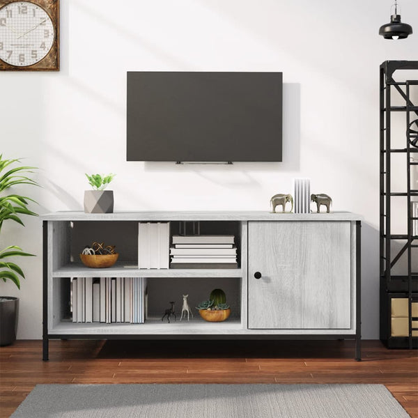 TV-taso harmaa Sonoma 100x40x45 cm tekninen puu