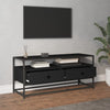 TV-taso musta 100x35x45 cm tekninen puu