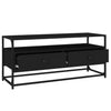 TV-taso musta 100x35x45 cm tekninen puu