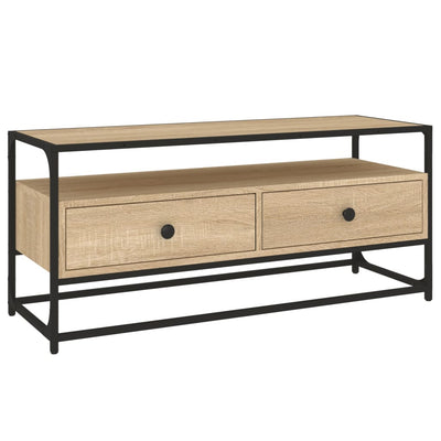 TV-taso Sonoma-tammi 100x35x45 cm tekninen puu