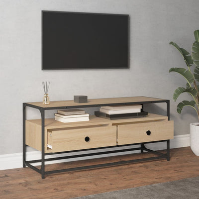 TV-taso Sonoma-tammi 100x35x45 cm tekninen puu