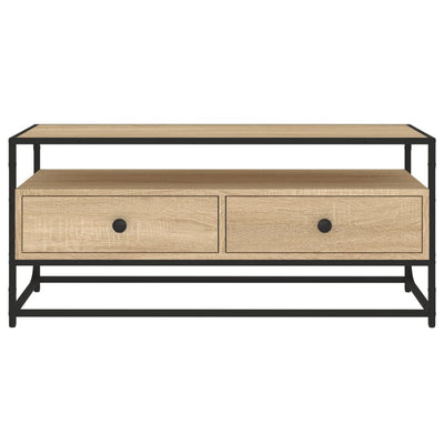 TV-taso Sonoma-tammi 100x35x45 cm tekninen puu
