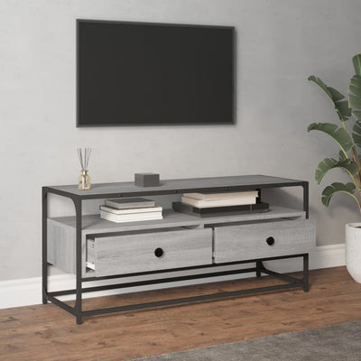 TV-taso harmaa Sonoma 100x35x45 cm tekninen puu
