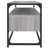 TV-taso harmaa Sonoma 100x35x45 cm tekninen puu