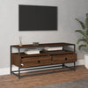 TV-taso ruskea tammi 100x35x45 cm tekninen puu