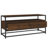 TV-taso ruskea tammi 100x35x45 cm tekninen puu