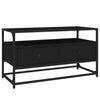 TV-taso musta 80x35x45 cm tekninen puu
