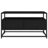 TV-taso musta 80x35x45 cm tekninen puu