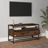 TV-taso ruskea tammi 80x35x45 cm tekninen puu