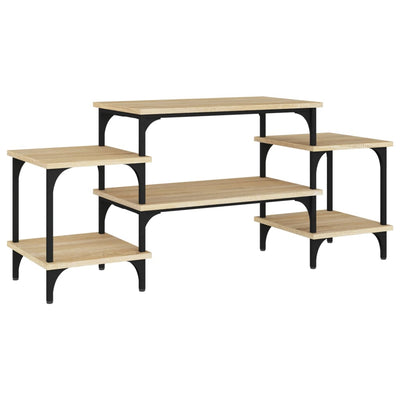 TV-taso Sonoma-tammi 117x35x52 cm tekninen puu