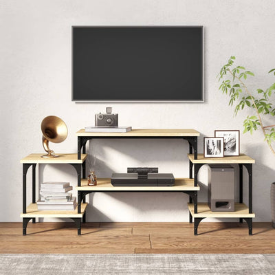 TV-taso Sonoma-tammi 117x35x52 cm tekninen puu