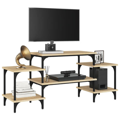 TV-taso Sonoma-tammi 117x35x52 cm tekninen puu