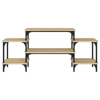TV-taso Sonoma-tammi 117x35x52 cm tekninen puu