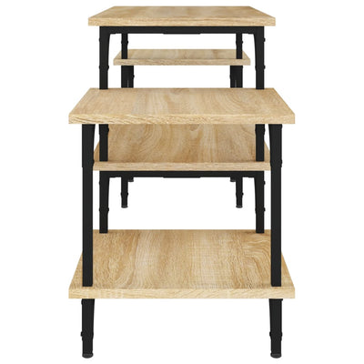 TV-taso Sonoma-tammi 117x35x52 cm tekninen puu