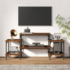 TV-taso ruskea tammi 117x35x52 cm tekninen puu