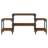 TV-taso ruskea tammi 117x35x52 cm tekninen puu
