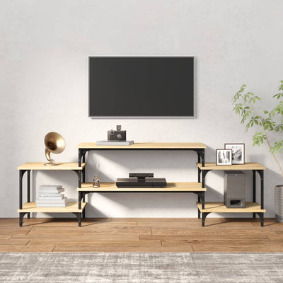 TV-taso Sonoma-tammi 157x35x52 cm tekninen puu