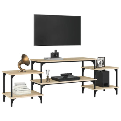 TV-taso Sonoma-tammi 157x35x52 cm tekninen puu