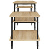 TV-taso Sonoma-tammi 157x35x52 cm tekninen puu