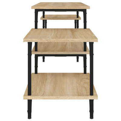 TV-taso Sonoma-tammi 157x35x52 cm tekninen puu