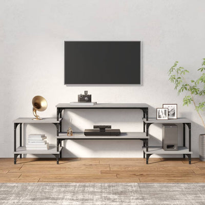 TV-taso harmaa Sonoma 157x35x52 cm tekninen puu