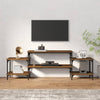 TV-taso ruskea tammi 157x35x52 cm tekninen puu