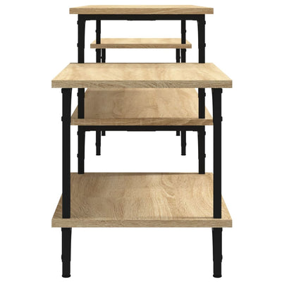 TV-taso Sonoma-tammi 197x35x52 cm tekninen puu