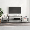 TV-taso harmaa Sonoma 197x35x52 cm tekninen puu