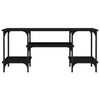 TV-taso musta 102x35x45,5 cm tekninen puu