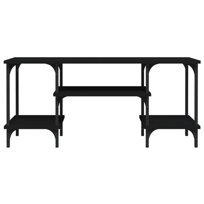 TV-taso musta 102x35x45,5 cm tekninen puu