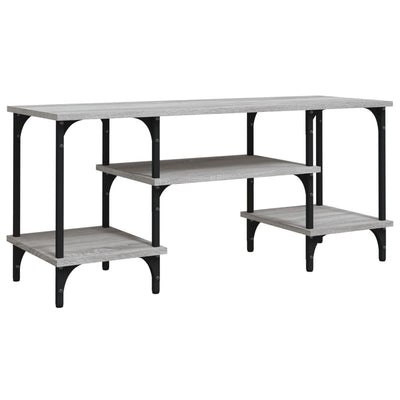 TV-taso harmaa Sonoma 102x35x45,5 cm tekninen puu