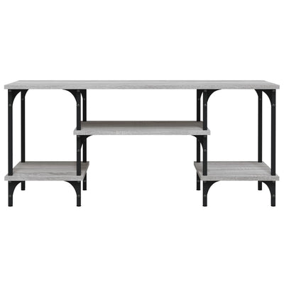 TV-taso harmaa Sonoma 102x35x45,5 cm tekninen puu