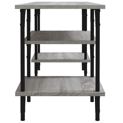 TV-taso harmaa Sonoma 102x35x45,5 cm tekninen puu
