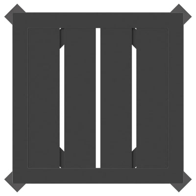 Antrasiitti puutarhapöytä Isacia 34x34x38cm (teräs)