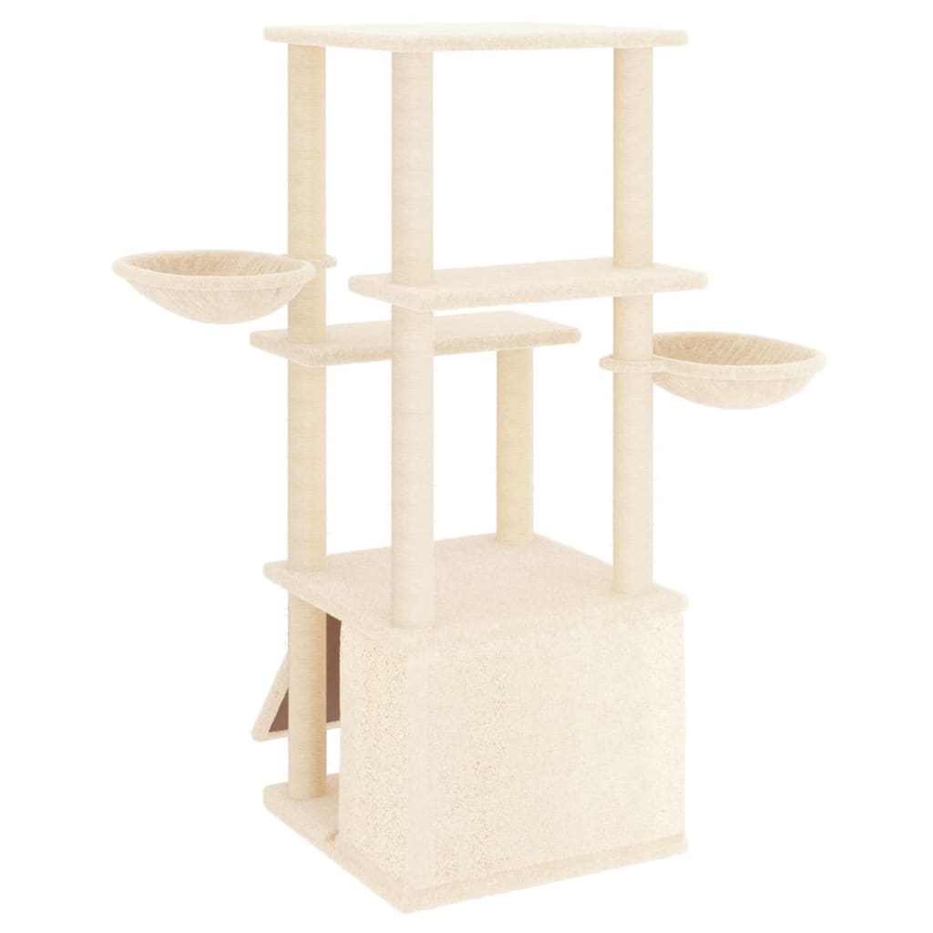 Kerma kissan kiipeilypuu sisal- raapimispylväillä Hurck 133cm