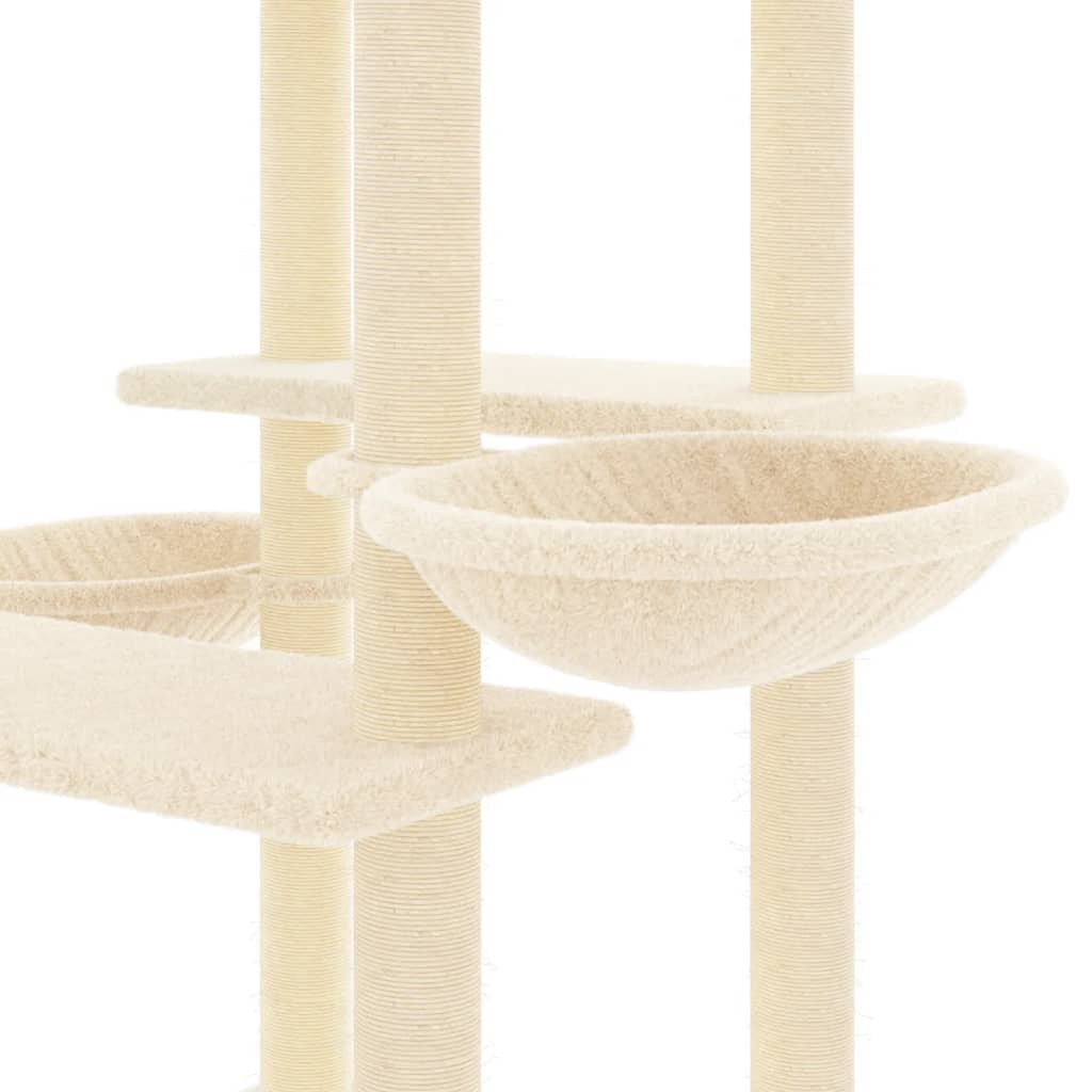Kerma kissan kiipeilypuu sisal- raapimispylväillä Hurck 133cm