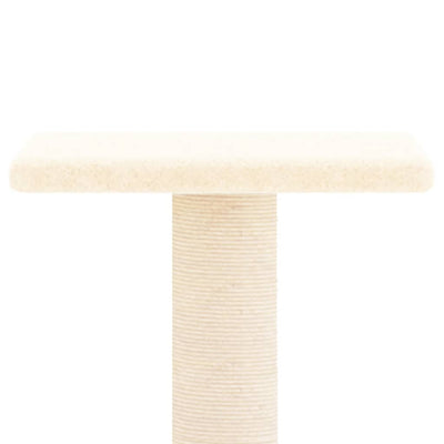 Kissan kiipeilypuu sisal- raapimispylväillä kerma 73 cm