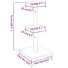 Kissan kiipeilypuu sisal- raapimispylväillä vaaleanharmaa 73 cm