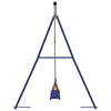 Lasten keinut 2 kpl sininen 265x185x188 cm polypropeeni