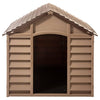 Ruskea koirankoppi Prodoniuc 86x84x82cm (polypropeeni)