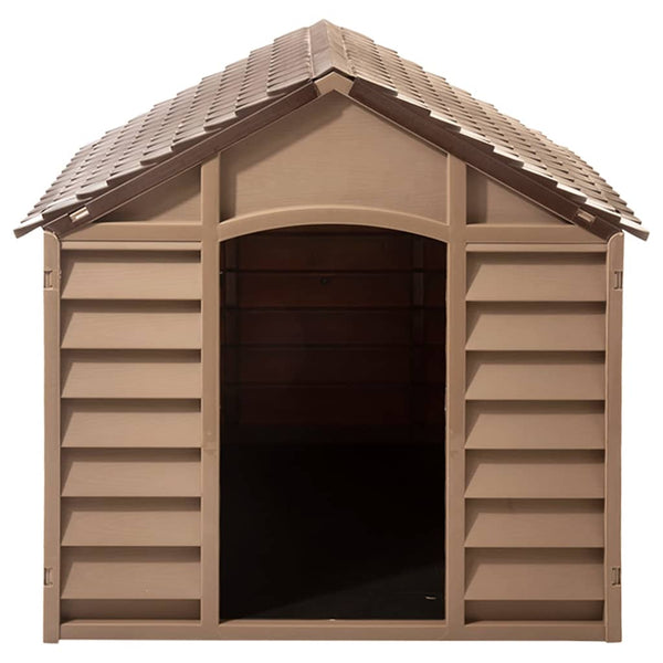 Ruskea koirankoppi Prodoniuc 86x84x82cm (polypropeeni)