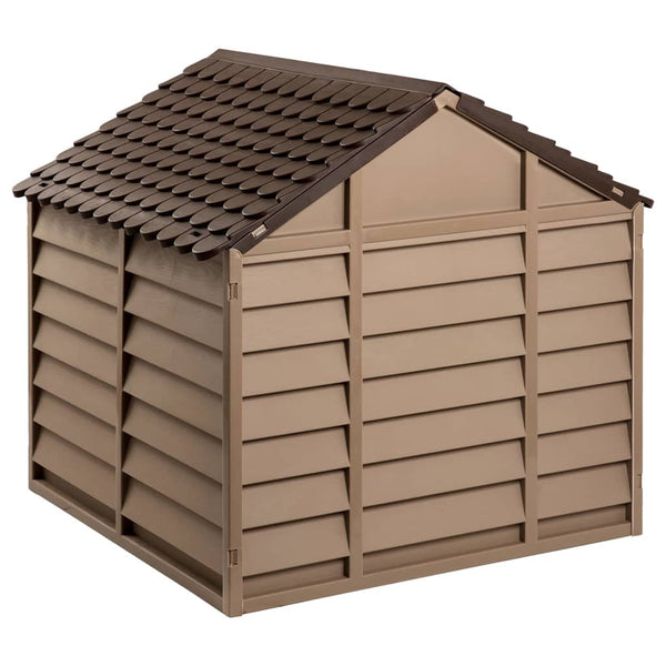 Ruskea koirankoppi Prodoniuc 86x84x82cm (polypropeeni)