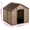 Ruskea koirankoppi Prodoniuc 86x84x82cm (polypropeeni)