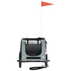 Lemmikinkuljetuskärry polkupyörään musta/harmaa kangas ja rauta