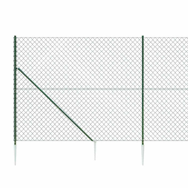 Verkkoaita maapiikeillä vihreä 1,4x10 m