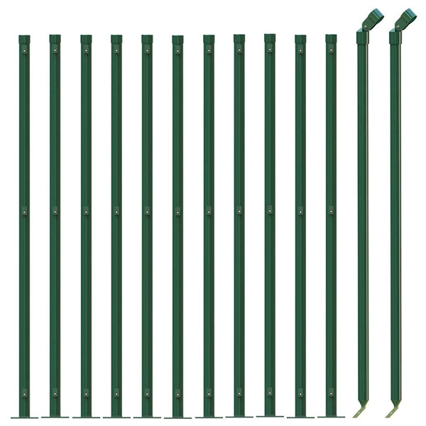 Verkkoaita laipalla vihreä 1,1x25 m