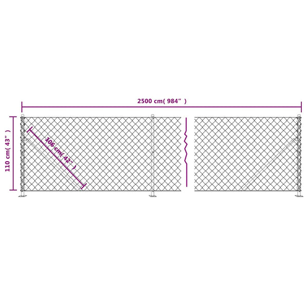 Verkkoaita laipalla vihreä 1,1x25 m