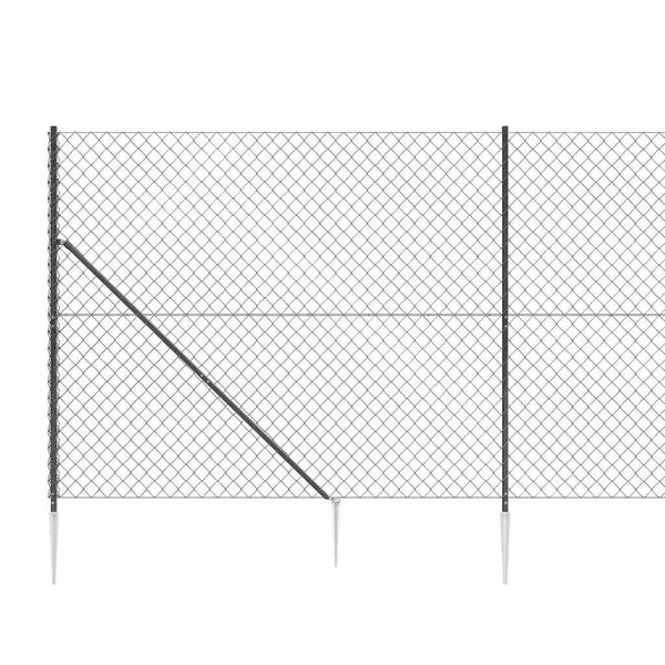 Verkkoaita maapiikeillä antrasiitti 1,6x25 m