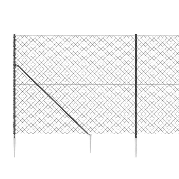 Verkkoaita maapiikeillä antrasiitti 2x25 m