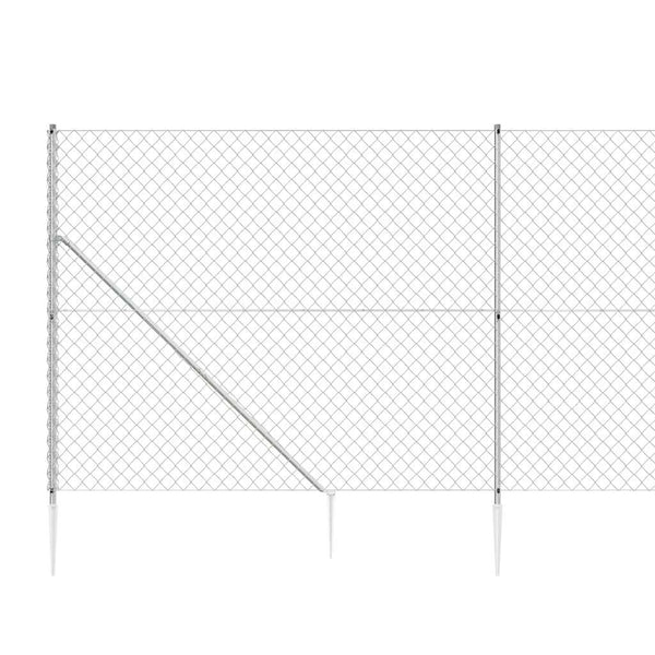 Verkkoaita maapiikeillä hopea 1,4x25 m